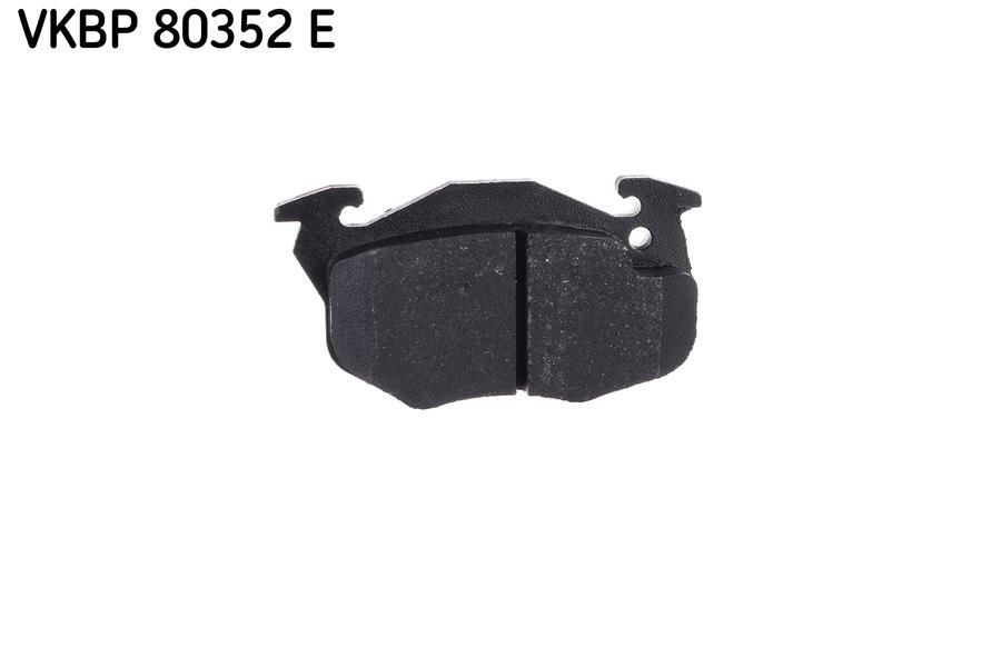 Jeu de 4 plaquettes de frein SKF ref. VKBP 80352 E